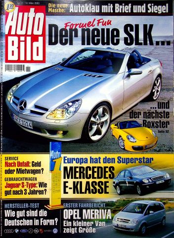Deckblatt Auto Bild (11/2003)